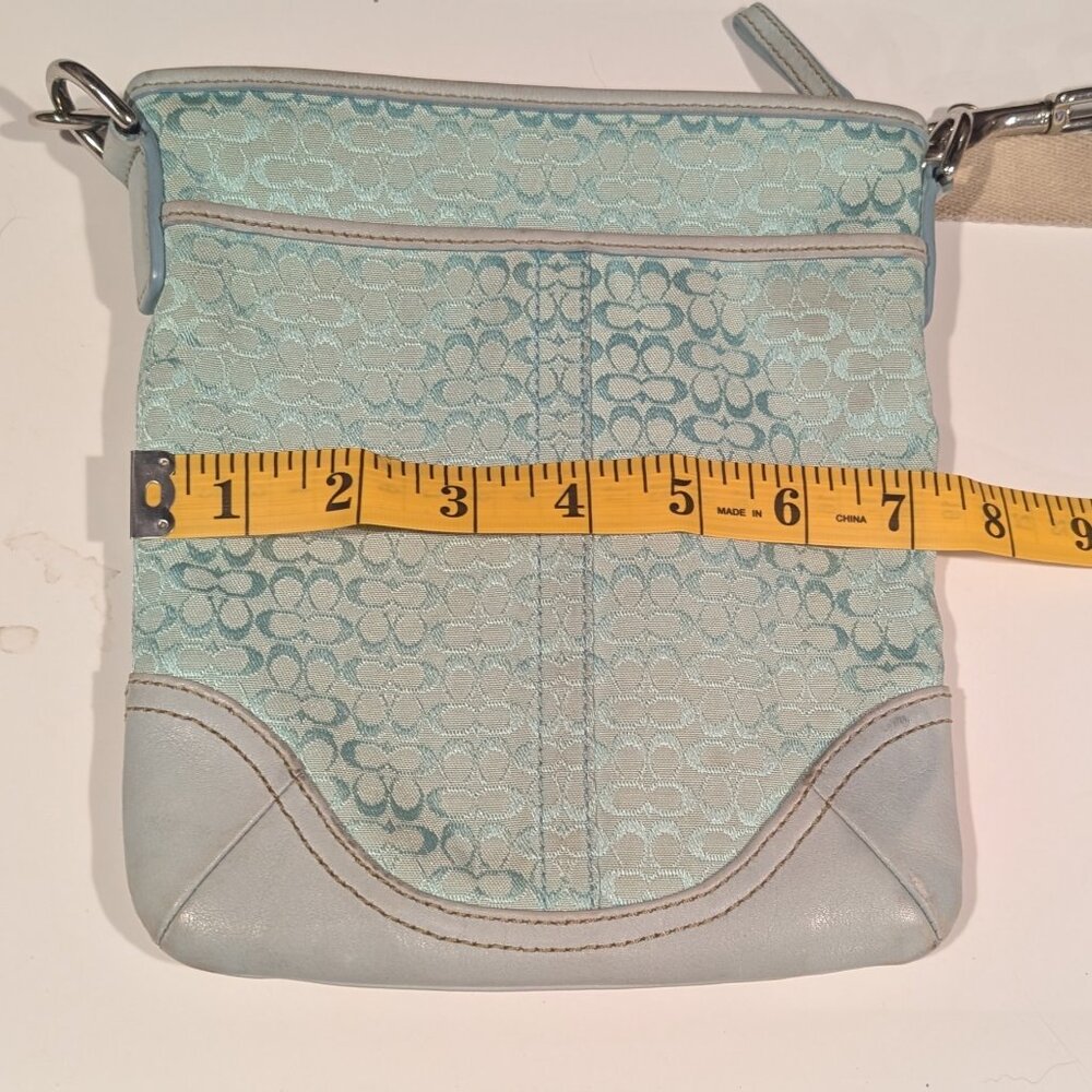 Coach, Mini Signature C Monogram Crossbody Baby Blue 2007 Y2K - Picture 12 of 12